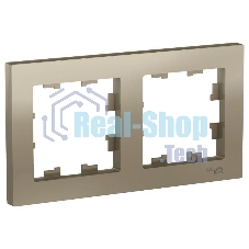 Рамка 2-м AtlasDesign универс. шампань SchE ATN000502 Рамка 2-м AtlasDesign универс. шампань SchE ATN000502