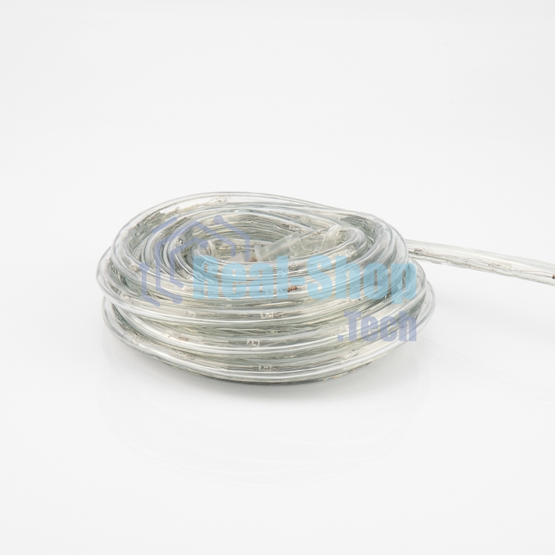 Дюралайт Neon-night LED, фиксинг (2W), 24 LED/м, белый, 25 м