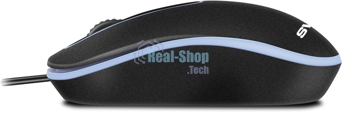 Мышь проводная SVEN RX-90 черный, 1000 dpi, USB, кнопки - 3