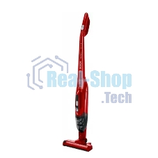 Пылесос вертикальный/ручной Bosch BBHF214R красный, питание от аккумулятора, 150 Вт, уборка сухая, пылесборник 0.4 л, работа от АКБ max 35 мин.