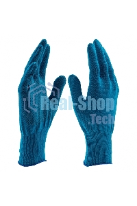 Перчатки из синтетической нити, ПВХ точка, 13 класс, 