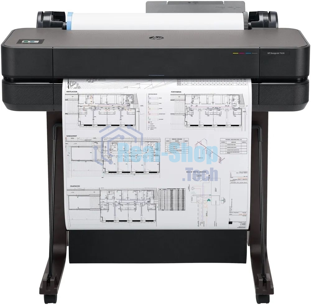 Плоттер струйный HP Designjet T630, A1, цветной, 24