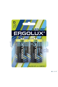 Элемент питания алкалиновый Ergolux LR20 BL-2 LR20 BL-2 1.5В Alkaline (блист.2шт)