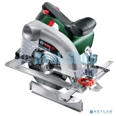 Пилы, Станки Bosch PKS 40 06033C5000 Ручная дисковая пила 850 Вт, глубина пропила под углом 90°: 0-40 мм, глубина пропила под углом 45°: 0-26 мм. Направляющая пластина 120 х 260 мм, масса 2,