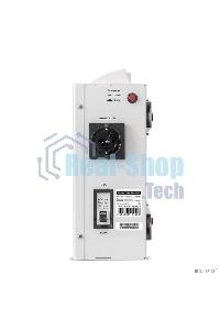 Стабилизатор напряжения ExeGate Master Turbo AVS-8000 (8000ВА, 100-265В, цветной дисплей, 220В±8%, КПД 98%, 5 уровней защиты, задержка, усиленный метал.корпус, клем.колодка+евророзетка, RTL)