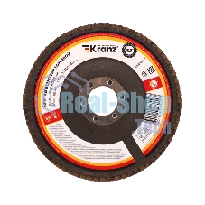 Круг лепестковый торцевой Kranz P120, 125х22,2 мм