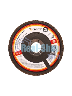 Круг лепестковый торцевой Kranz P120, 125х22,2 мм