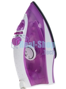 Утюг BBK ISE-1802 фиолетовый/белый, 1800 Вт, 20 г/мин, 60 г/мин, 180 мл