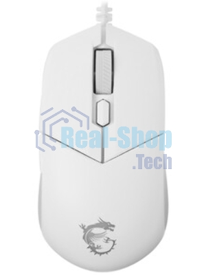 Мышь проводная MSI Clutch GM11 белый, 5000 dpi, USB, кнопки - 6