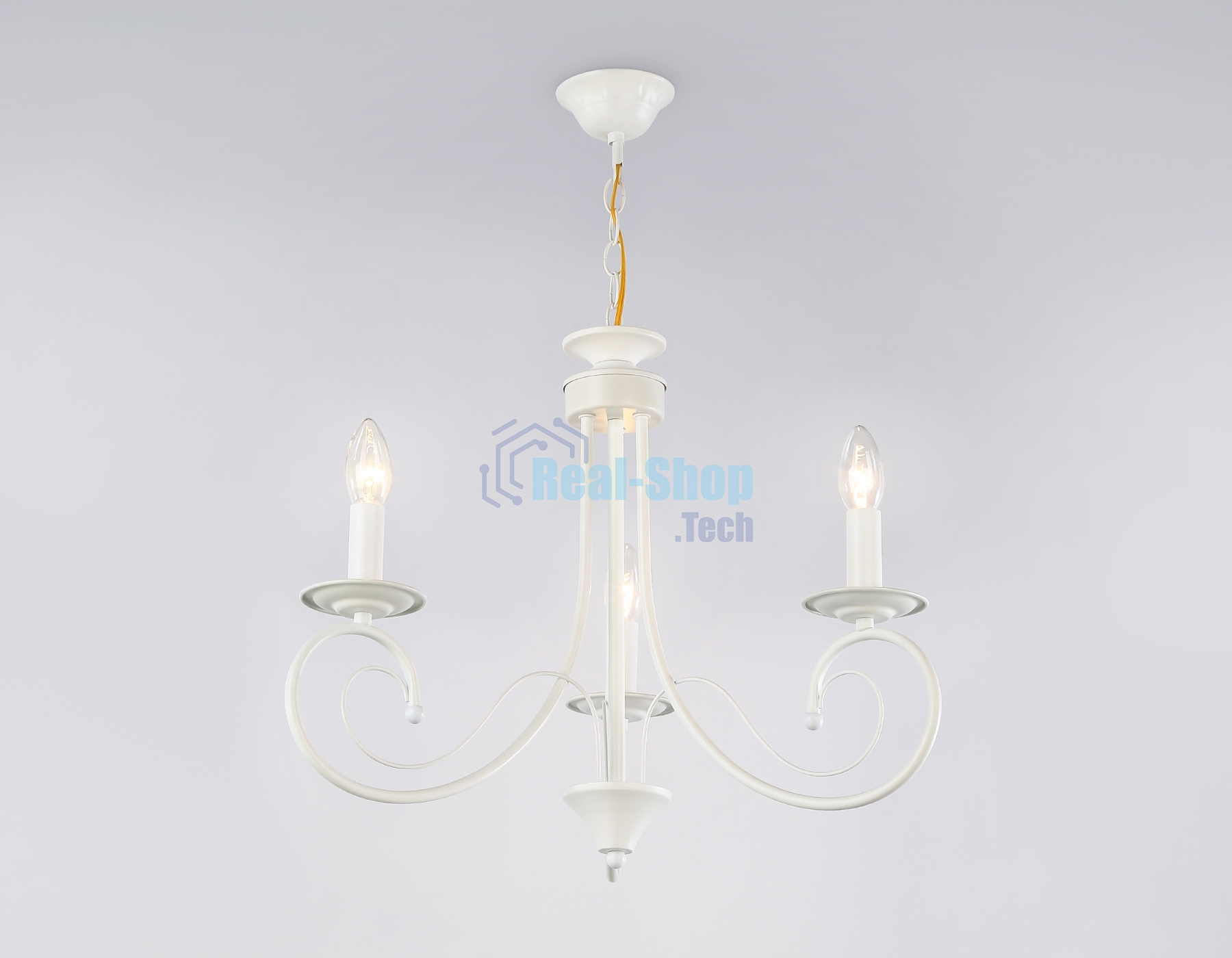 Светильник Ambrella light TR9605/3 WH белый E14/3 max 40W D560*650