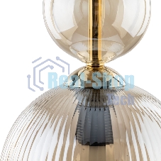 Подвесной светильник с плафонами из фактурного стекла 11041 Sophia Cognac