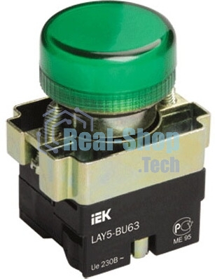 Арматура светосигнальная LAY5-BU63 d22мм зел. IEK BLS50-BU-K06