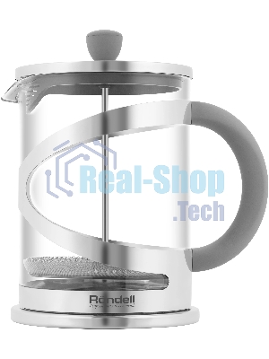 Френч-пресс Rondell Crystal Grey RDS-1669 (ST) стальной
