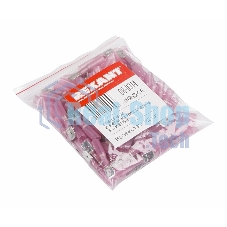 Клемма плоская Rexant изолированная термоусаживаемая штекер 6.35 мм 0.5-1.5 мм² РПи-п-т 1.5-(6.3)) красный