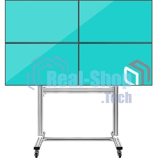 Напольный мобильный стенд ONKRON FSPRO2L-22 для видеостен 2х2 4 x 40”- 50