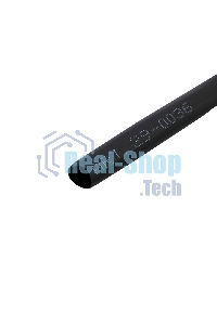 Трубка термоусаживаемая Rexant 6,0/3,0 мм черная, ролик 2,44 м