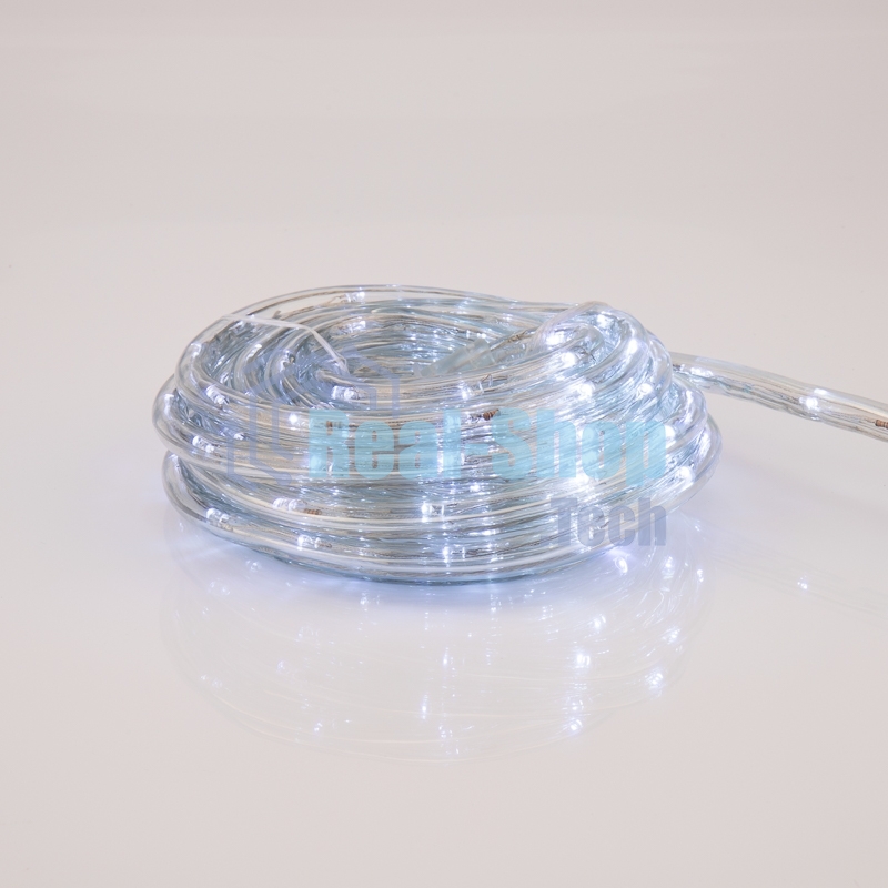 Дюралайт Neon-night LED, фиксинг (2W), 24 LED/м, белый, 25 м