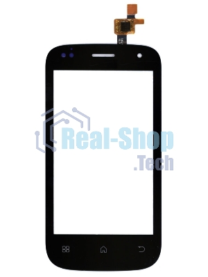Сенсорное стекло (тачскрин) для Fly IQ445 Genius, черное