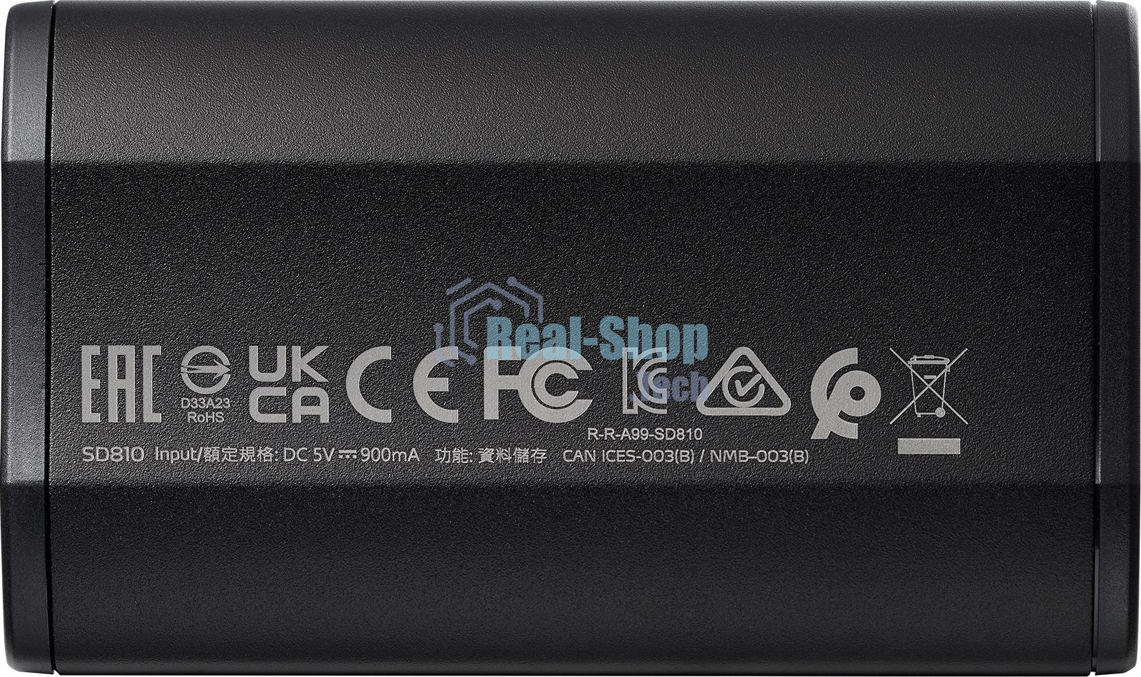 Внешний SSD ADATA SD810, 1TB, USB 3.2 Gen 2x2 Type-C, R/W 2000/2000, черный