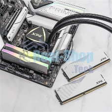 Оперативная память XPG Lancer, DDR5, 64GB (2x32GB), 6000MHz, CL30, DIMM, с радиаторами, RGB, белый
