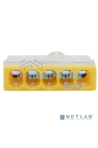 Экспресс-клемма Rexant СМК 2273-205, 5-проводная 0.5-2.5 мм², прозрачная, блистер (5 шт./уп.)