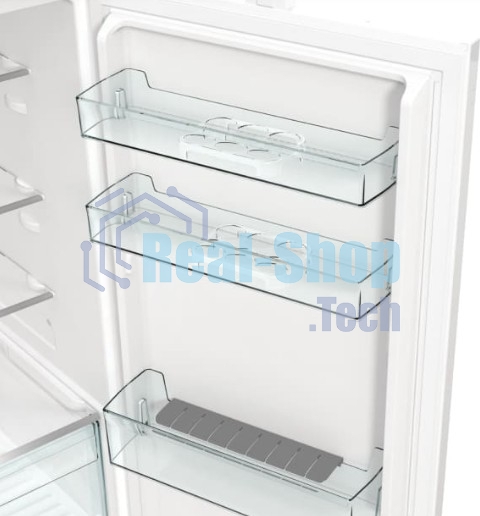 Встраиваемый холодильник Gorenje NRKI517141 белый двухкамерный 175/68 л морозилка снизу, No Frost