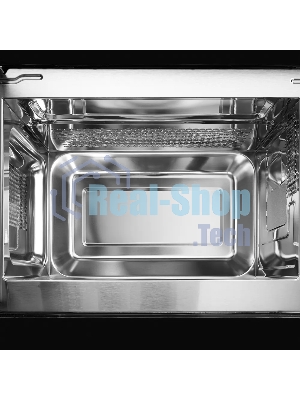 Встраиваемая микроволновая печь Kuppersberg HMW 620 B, объем 20 л, мощность 700 Вт, поворотный стол, High-Tech, 9 автоматических программ, гриль, сенсорное управление, черный