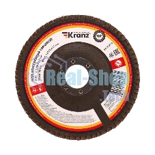 Круг лепестковый торцевой, P24, 125х22,2мм Kranz
