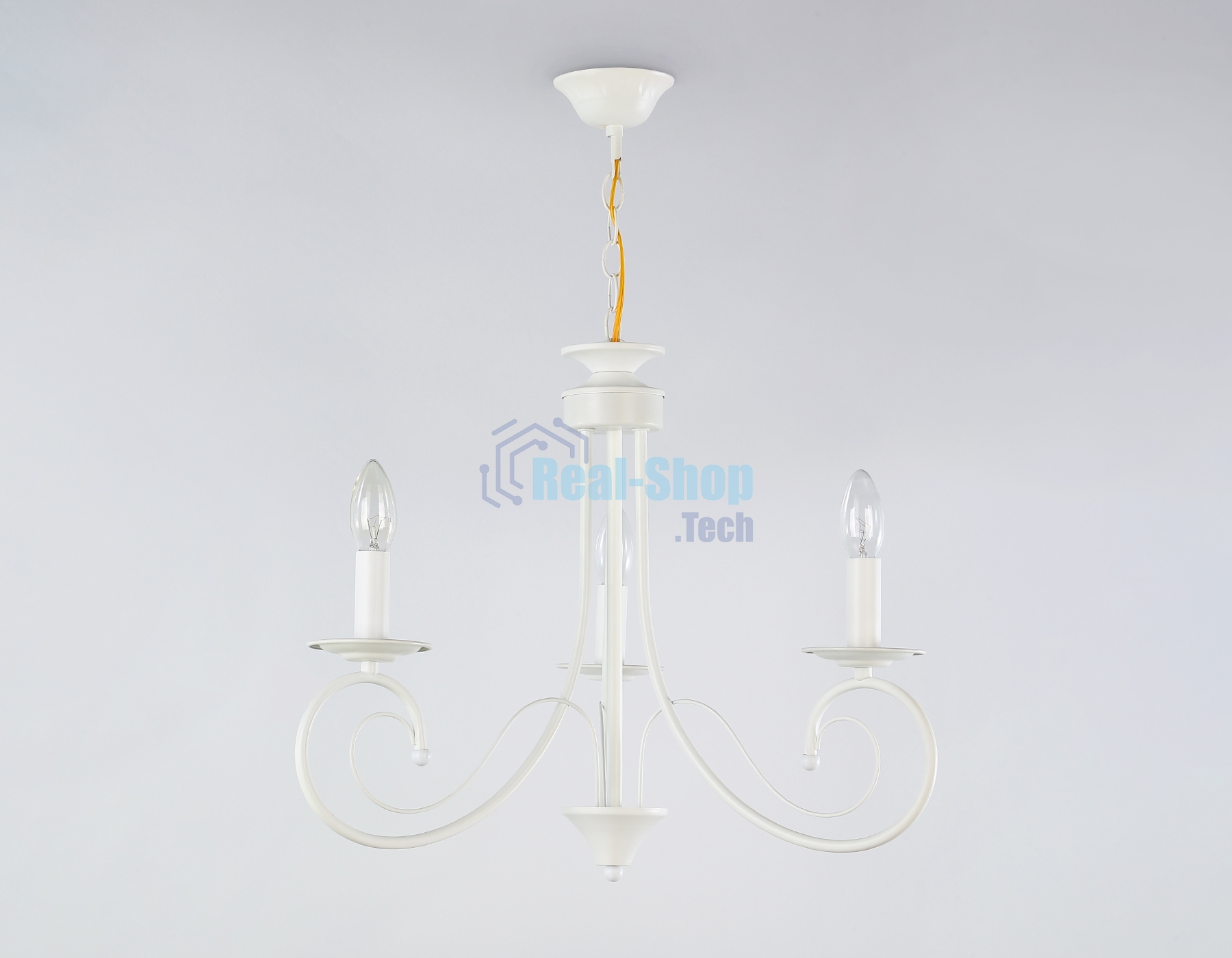 Светильник Ambrella light TR9605/3 WH белый E14/3 max 40W D560*650