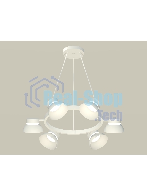 Светильник Ambrella light XB9191100/6 SWH/FR белый песок/белый матовый GX53 (C9191, N8140)
