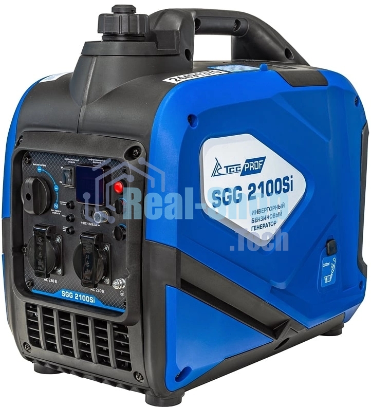 Электрогенератор бензиновый инверторный ТСС SGG 2100Si, 2.1 кВт, 56 дБ, 20 кг