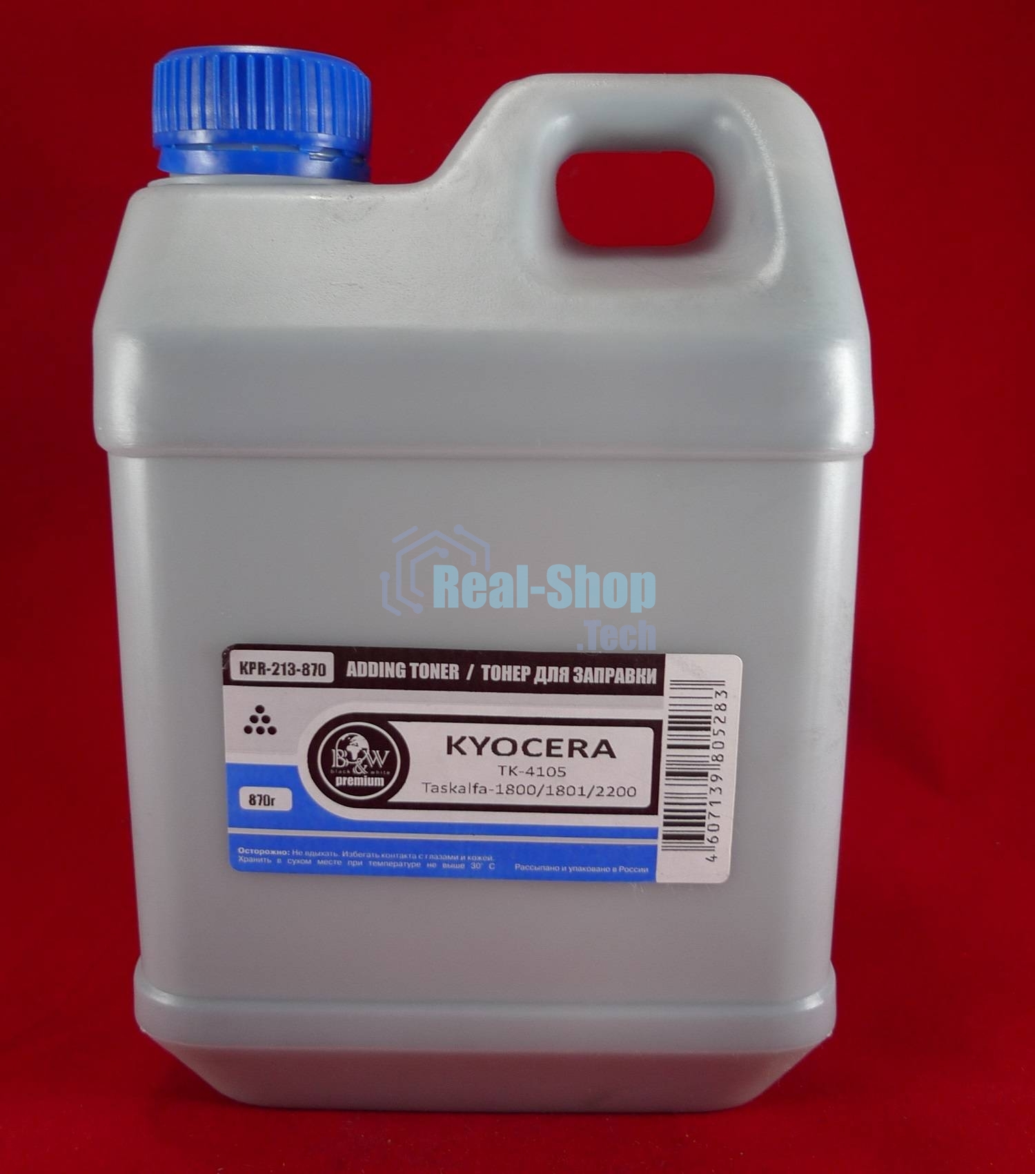 Тонер Kyocera TK-4105 Taskalfa-1800/1801/2200 (кан. 870г) B&W Premium (Tomoegawa) фас Россия