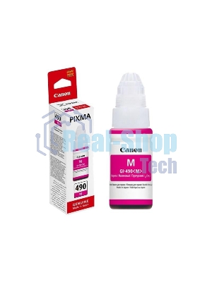 Чернила Canon GI-490M 0665C001 пурпурный для Canon Pixma G1400/2400/3400 (70мл)