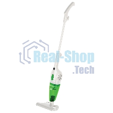 Пылесос вертикальный циклонного типа Endever SkyClean VC-279, белый/зеленый, мощность 700 Вт, циклонная система фильтрации, 6 шт/уп