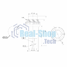 Выключатель-кнопка металл Rexant 220V 2А (2с) (ON)-OFF Ø10.2 красный Mini
