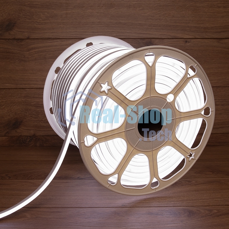Гибкий неон Neon-night LED SMD 8х16 мм, двухсторонний, белый, 120 LED/м, бухта 100 м