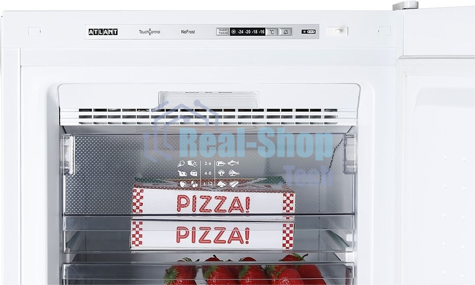 Морозильная камера Atlant М-7606-102-N, белый, 278л, 7 ящиков