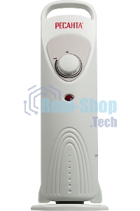 Обогреватель масляный Ресанта ОММ-7Н (7 секций) белый, 700 Вт, 10 м2, термостат 67/3/1