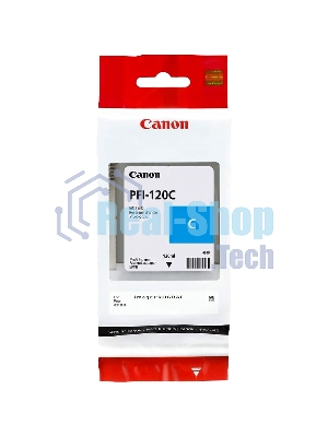 Картридж струйный Canon PFI-120 C 2886C001 голубой (130 мл) для Canon imagePROGRAF TM-200/205