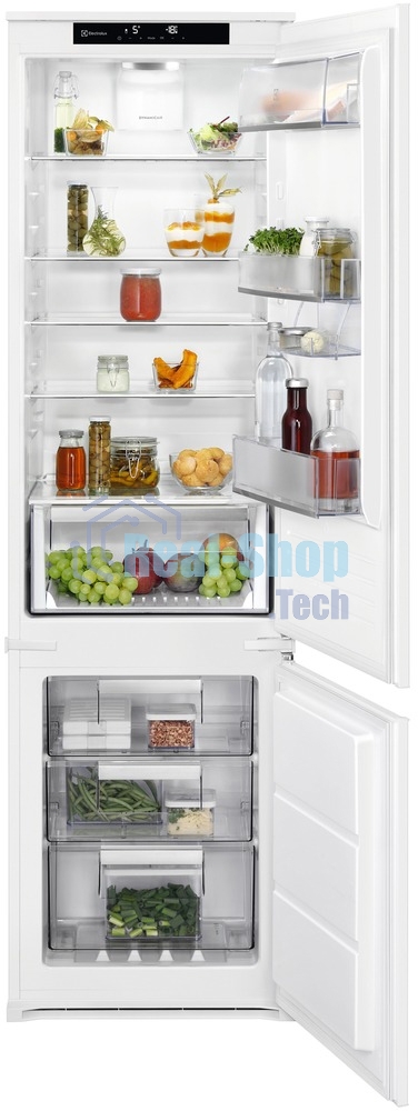 Встраиваемый холодильник Electrolux ENS6TE19S белый (двухкамерный)