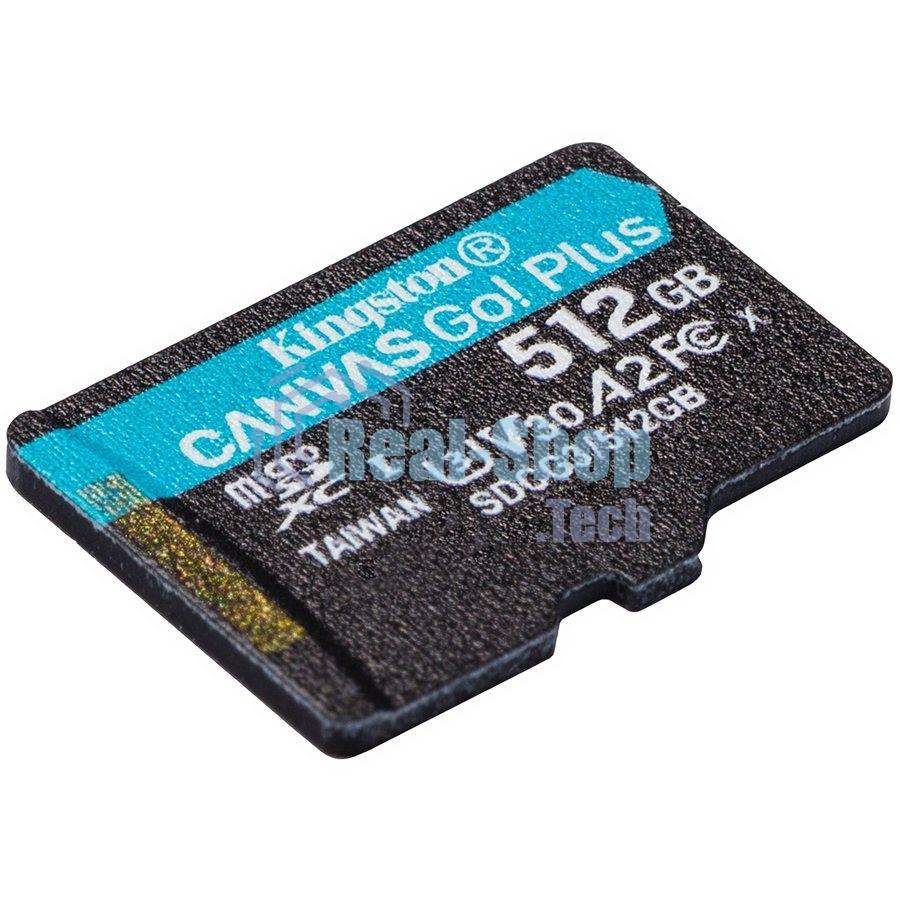 Флеш карта Kingston microSD 512GB microSDXC Class 10 UHS-I U3 V30 Canvas Go Plus 170MB/s
