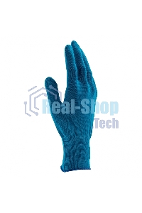Перчатки из синтетической нити, ПВХ точка, 13 класс, 