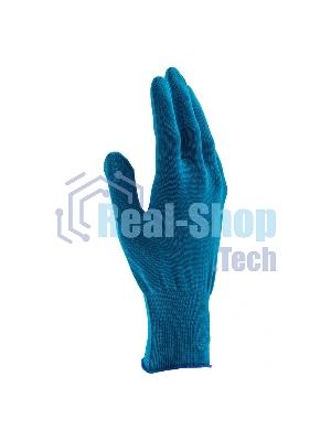 Перчатки из синтетической нити, ПВХ точка, 13 класс, 