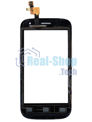 Сенсорное стекло (тачскрин) для Fly IQ445 Genius, черное