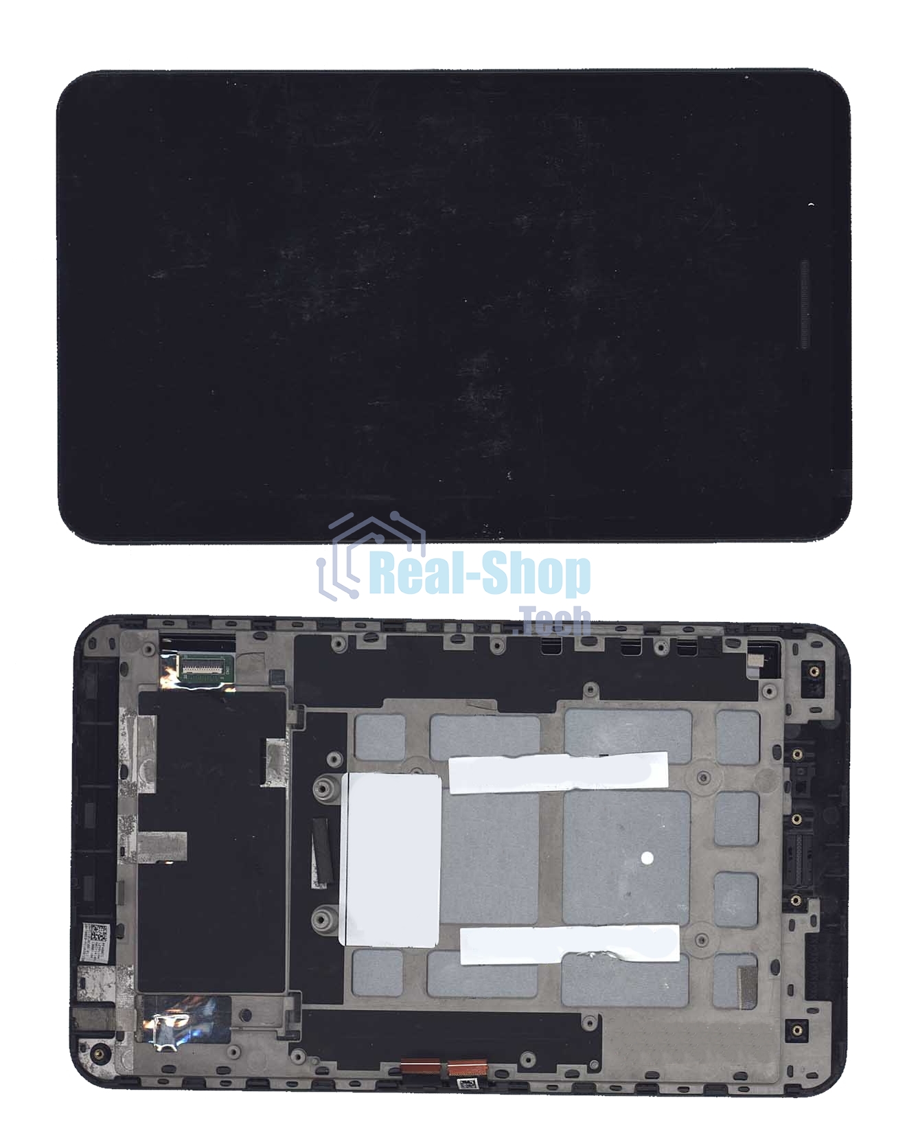 Модуль (матрица + тачскрин) для Asus PadFone mini station черный с рамкой