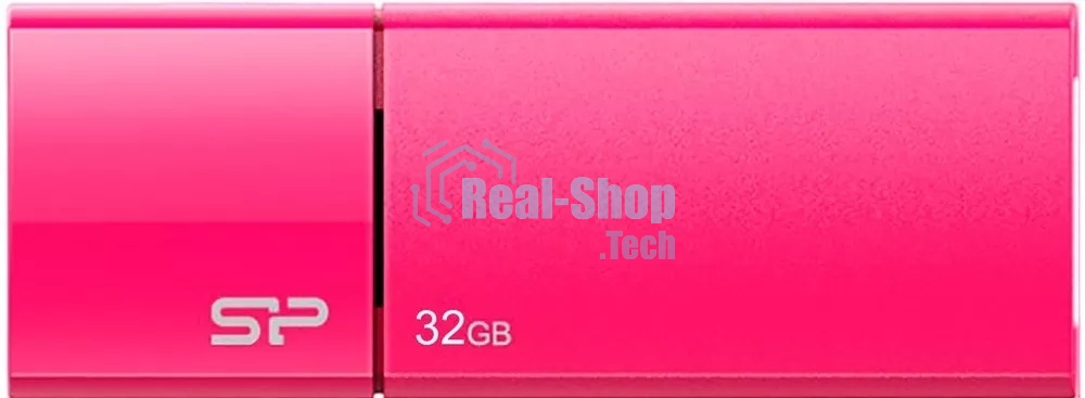 Флешка USB R/W 32Gb, Silicon Power Ultima U05, USB 2.0, Розовый