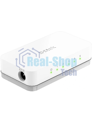 Коммутатор D-Link DES-1005C, 5×100 Мбит/с, неуправляемый