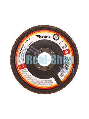 Круг лепестковый торцевой Kranz P120, 115х22,2 мм