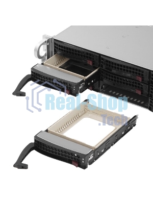 Корпус Supermicro CSE-826BAC4-R920LPB, 2U, 8 x SAS3 & 4 x hybrid NVMe 3.5 bays