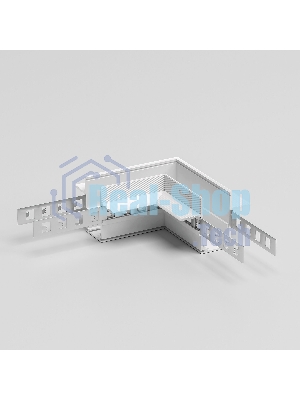 Slim Magnetic Коннектор угловой для встраиваемого шинопровода под ГКЛ 12,5мм (белый) 85212/00